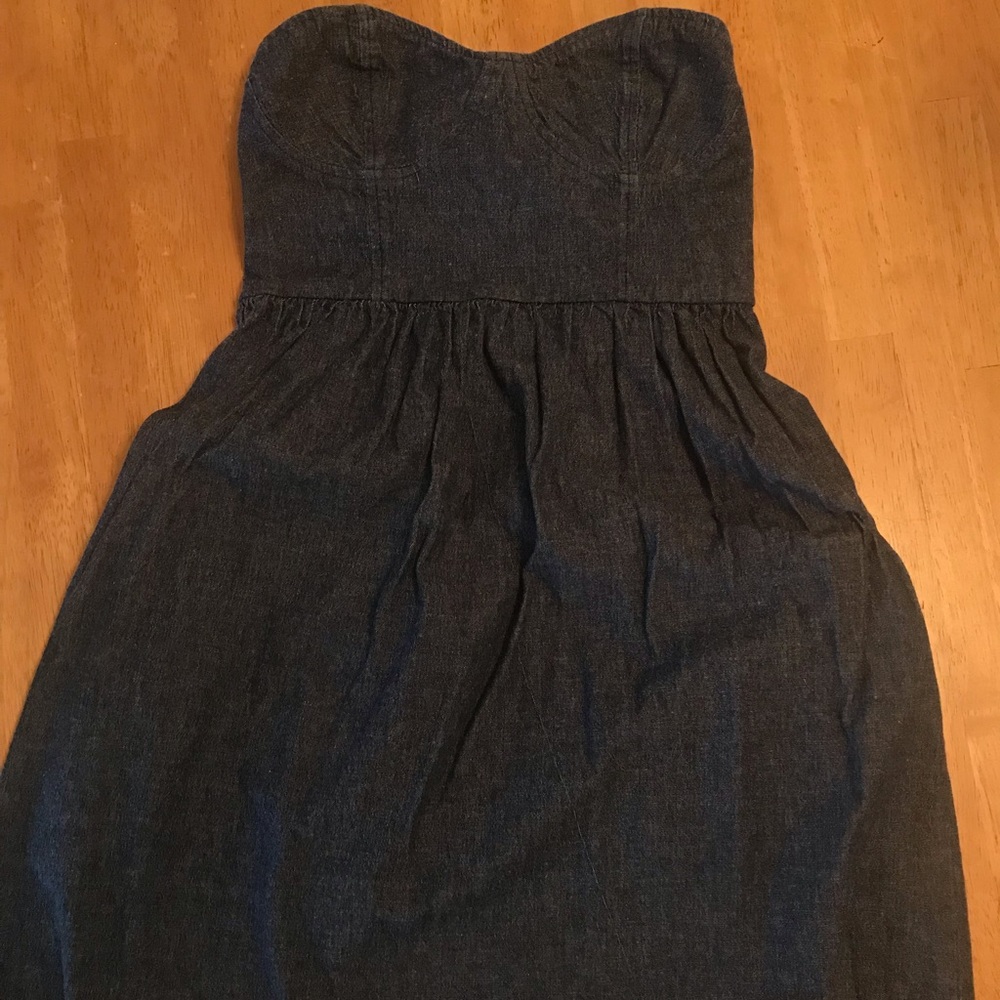 Strapless denim dress by A is for Audrey size S